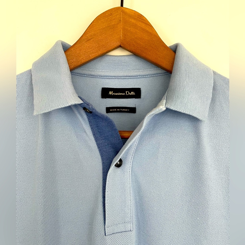 🔥👕 Massimo Dutti Short Sleeve Polo
